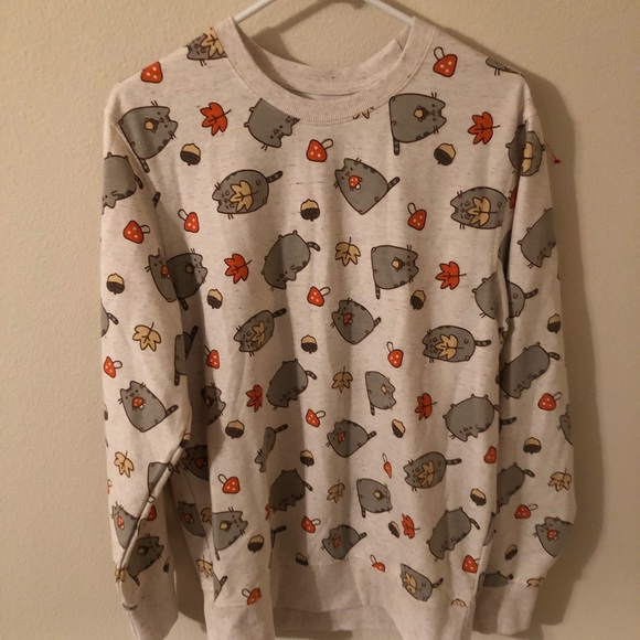 pusheen fall sweater